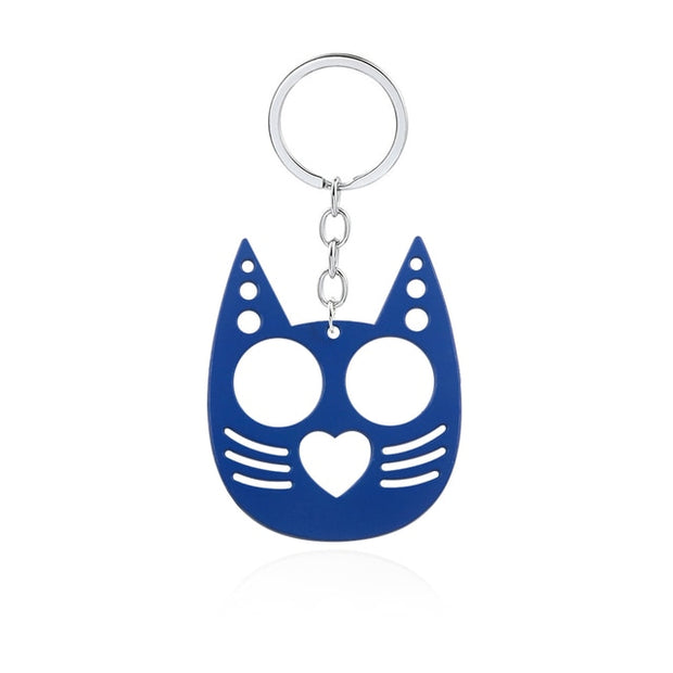 Cute Cat Self Defense Keychain