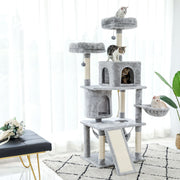 2022 New Design Luxury Large Cat Climbing Frame Multi-Layer Scratching Post With Resistant Sisal Cat Tree Kittern Playground