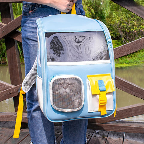 5 Styles Pet Cat Carrier Backpack Travel Cats Bagpack Small Dogs Carrying Bag for Kitten Puppy Space Handbag Portable Products