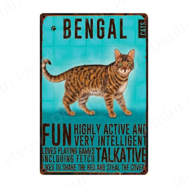 Crazy Cat Lady Lives Here Retro Plaque Black Cat Metal Tin Signs Bar Cafe Home Wall Decor Bengal Vintage Metal Art Poster N359