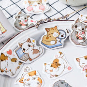 Kawaii Be My Cat Decorative Stationery Stickers Scrapbooking DIY Diary Album Stick Label