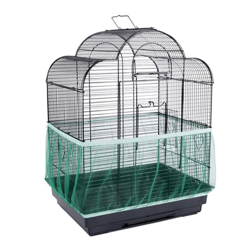 Receptor Seed Guard Nylon Mesh Bird Parrot Cover Soft Easy Cleaning