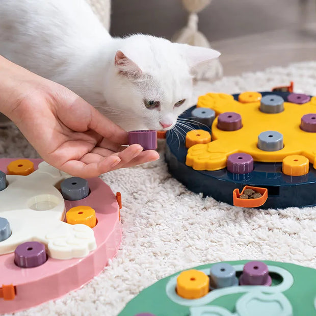 Dog Puzzle Toy Dog Bowl Cat Bowl Automatic Feeder Training Dog To Relieve Boredom Educational Toys Cat Slow Food Leakage Cat Toy