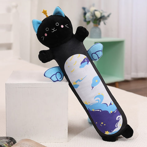 130cm Cute Soft Long Cat Pillow Plush Toys Stuffed Pause Office Nap Pillow Bed Sleep Pillow Home Decor Gift Doll for Kids Girl