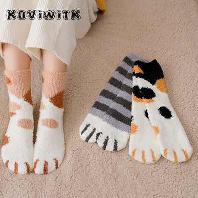 cat paw socks