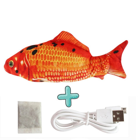 Interactive Electric floppy Fish Cat toy - PetMyKaribbeanKat