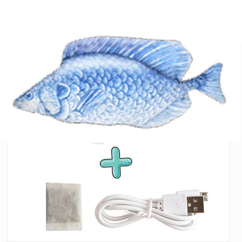 Interactive Electric floppy Fish Cat toy - PetMyKaribbeanKat