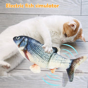 New 30CM Electronic Pet Cat Toy Electric USB Charging Simulation Bouncing Fish Toys For Dog Cat Chewing Playing Biting Supplies - PetMyKaribbeanKat