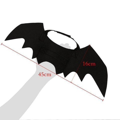 halloween cat costume small pet cat bat wings