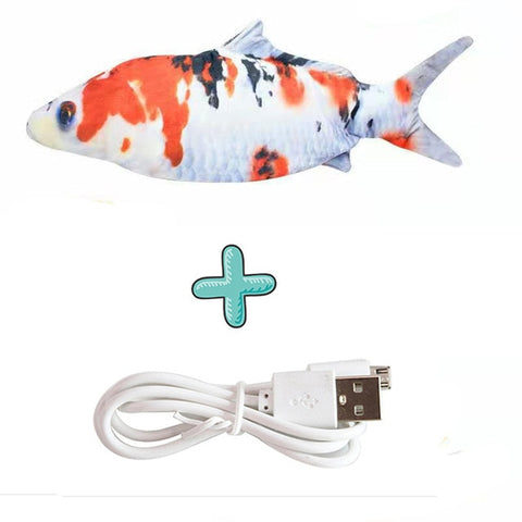 Interactive Electric floppy Fish Cat toy - PetMyKaribbeanKat