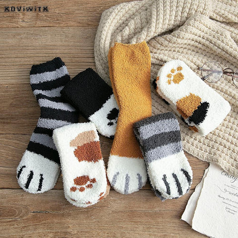 cat paw socks