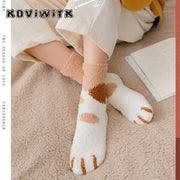 cat paw socks