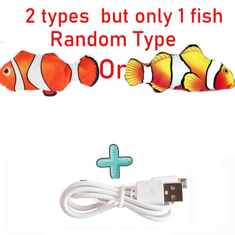 Interactive Electric floppy Fish Cat toy - PetMyKaribbeanKat