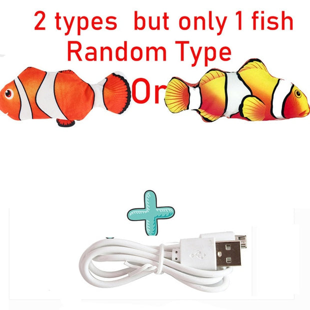 Interactive Electric floppy Fish Cat toy - PetMyKaribbeanKat