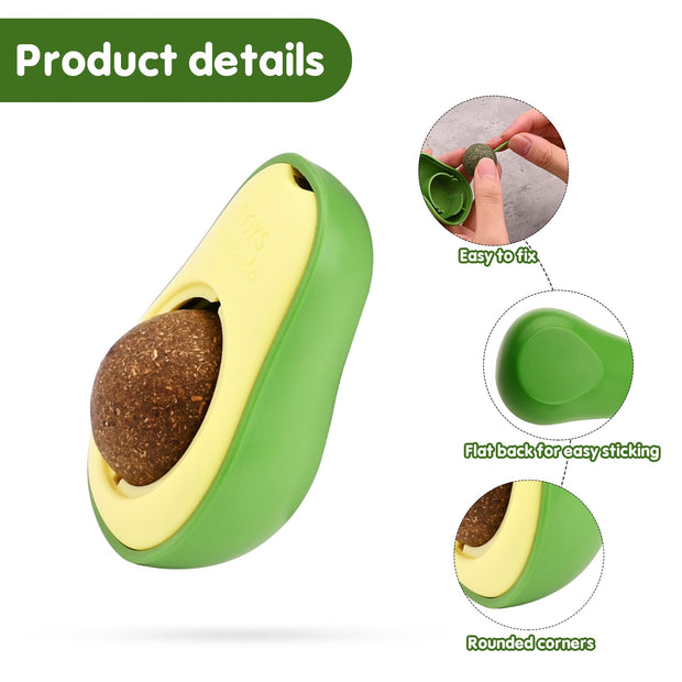 Avocado Mint Ball Toy - PetMyKaribbeanKat