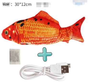 30cm electronic pet cat toy electric usb charging simulation bounc