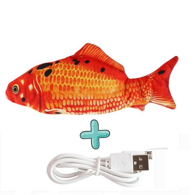 Interactive Electric floppy Fish Cat toy - PetMyKaribbeanKat