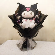 Cartoon Sanrio Plush Bouquet My Melody Kuromi Cinnamoroll Kt Cat Plush Doll Toy Christmas Birthday Valentine Graduation Gifts