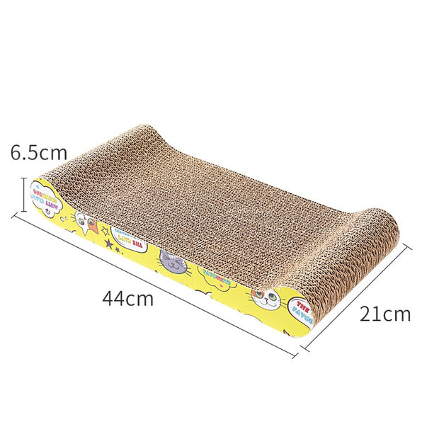 KIMPETS Cat Toys Scratchers Cat Scratching Board Claw Grinder Corrugated Paper Cat Supplies Wear-resistant Scratcher