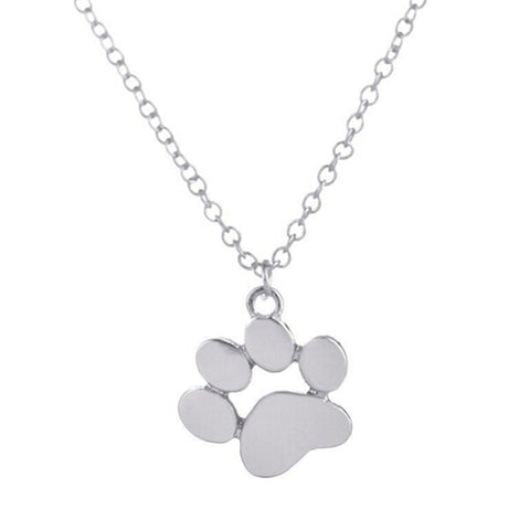 Women Chokers Necklace Tassut Cat And Dog Paw Print Animal Jewelry Pendant Cute Delicate Statement Necklaces As a Special Gift