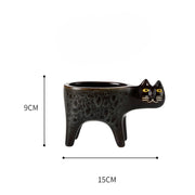 Cartoons Cat Flowerpot Animal Ceramic Flowerpot Cute Vase Cactus Succulent Plants Potted  Flower Arrangement Home Decoration