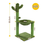 2 Size Cactus Style Cat Tree House Climbing Stratching Posts for Cat Kitten Funny Jumping Toy Cat House когтеточка rascador gato