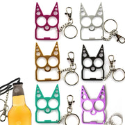 multifunction cute cat outdoor tools opener screwdriver keychain outdo