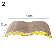 KIMPETS Cat Toys Scratchers Cat Scratching Board Claw Grinder Corrugated Paper Cat Supplies Wear-resistant Scratcher