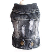 Denim Cat Clothes for Cats Fashion Cat Coat Jeans Jacket Casual Outfits Clothing For Kitten Small Dogs Chihuahua French Bulldog