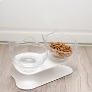 Non-slip Cat Bowls Double Pet Bowls With Raised Stand Pet Food Water Bowls For Cats Dogs Feeders Pet Products Cat Bowl