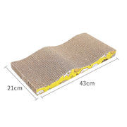 KIMPETS Cat Toys Scratchers Cat Scratching Board Claw Grinder Corrugated Paper Cat Supplies Wear-resistant Scratcher