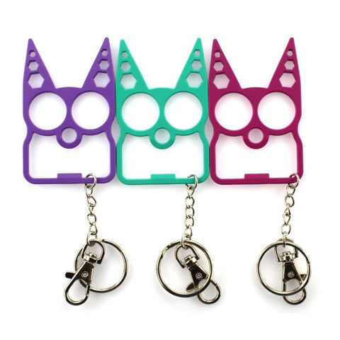 multifunction cute cat outdoor tools opener screwdriver keychain outdo