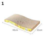 KIMPETS Cat Toys Scratchers Cat Scratching Board Claw Grinder Corrugated Paper Cat Supplies Wear-resistant Scratcher