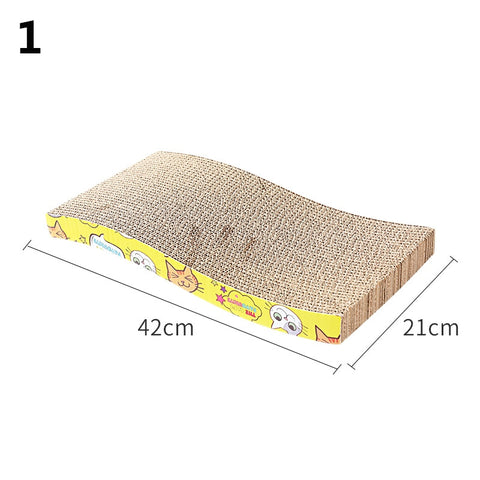 KIMPETS Cat Toys Scratchers Cat Scratching Board Claw Grinder Corrugated Paper Cat Supplies Wear-resistant Scratcher