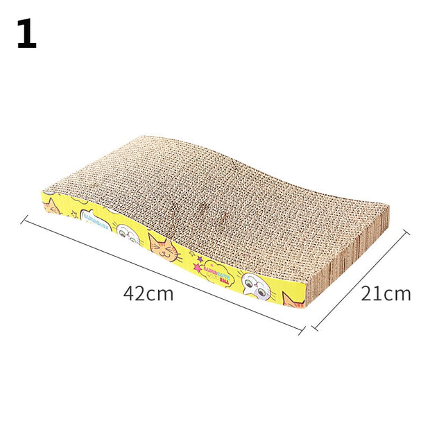 KIMPETS Cat Toys Scratchers Cat Scratching Board Claw Grinder Corrugated Paper Cat Supplies Wear-resistant Scratcher