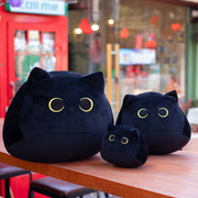 1pc Black Cat Plush Toy Soft Kawaii Plushie Anime Pillows Lovely Cartoon Animal Stuffed Doll Girls Valentine Day Gifts Ornaments