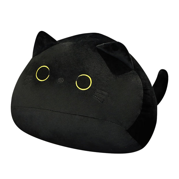 1pc Black Cat Plush Toy Soft Kawaii Plushie Anime Pillows Lovely Cartoon Animal Stuffed Doll Girls Valentine Day Gifts Ornaments