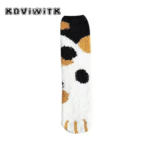 cat paw socks