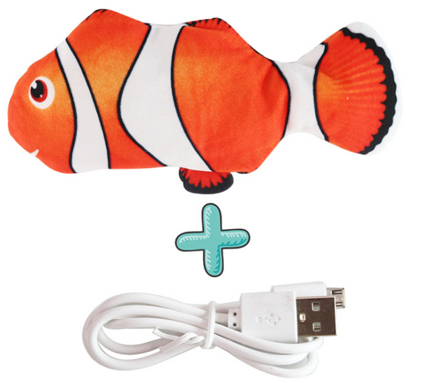 30cm electronic pet cat toy electric usb charging simulation bounc