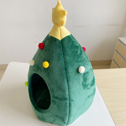 christmas cat house