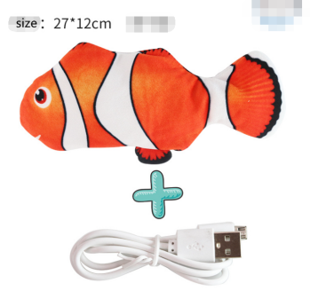 30cm electronic pet cat toy electric usb charging simulation bounc