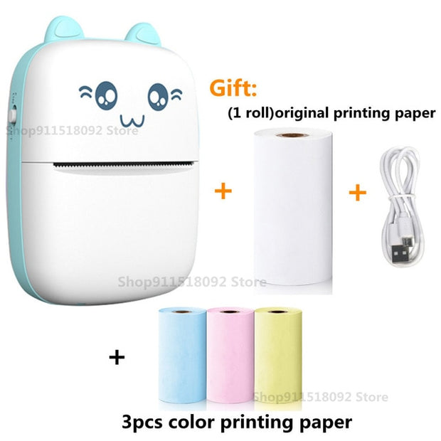 Cat Shape Mini Printer