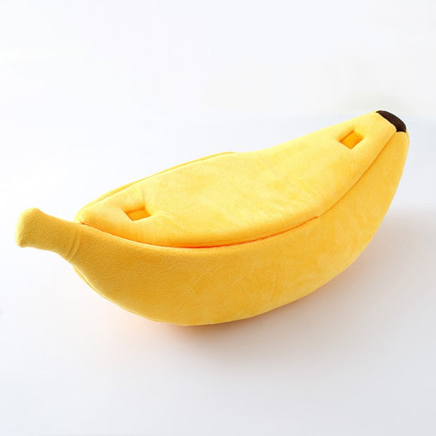 banana cat bed